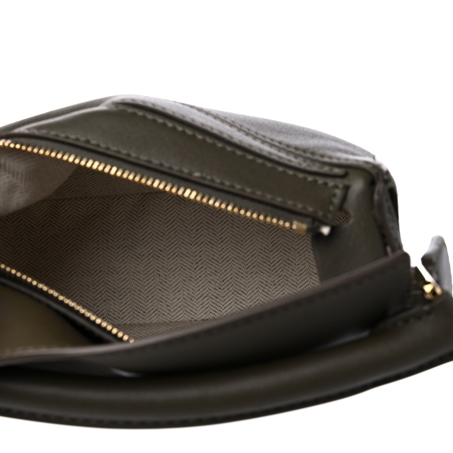 Loewe Calfskin Mini Puzzle Bag Khaki Green 5 of 8