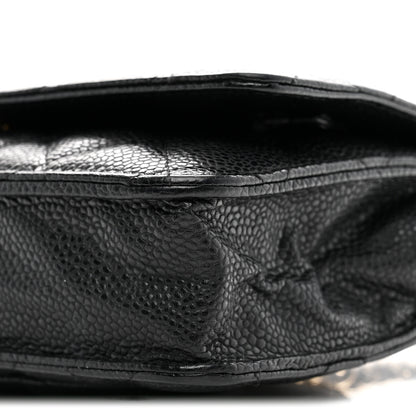 Chanel Caviar Quilted Wallet on Chain WOC Black 11 of 11
