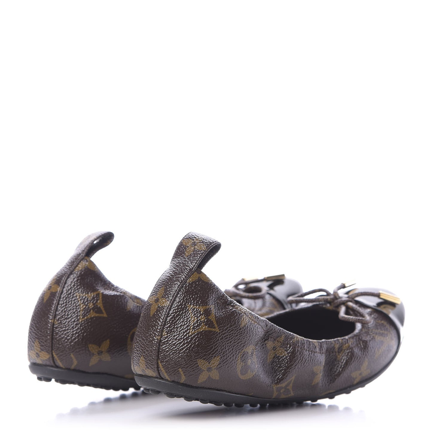 Monogram Flirty Ballerina Flats 35 Black
