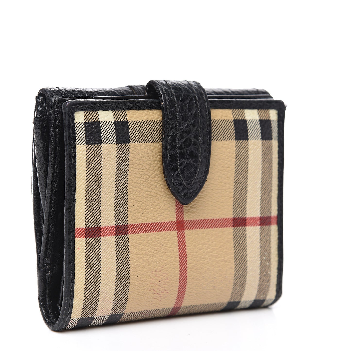 Horseferry Check Compact Wallet Black