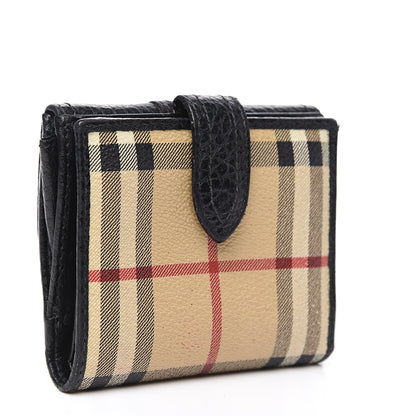 Burberry Horseferry Check Compact Wallet Black 2 of 9