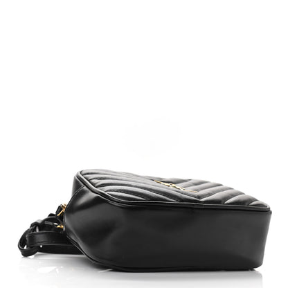 Saint Laurent Calfskin Matelasse Monogram Lou Belt Bag Black 4 of 10