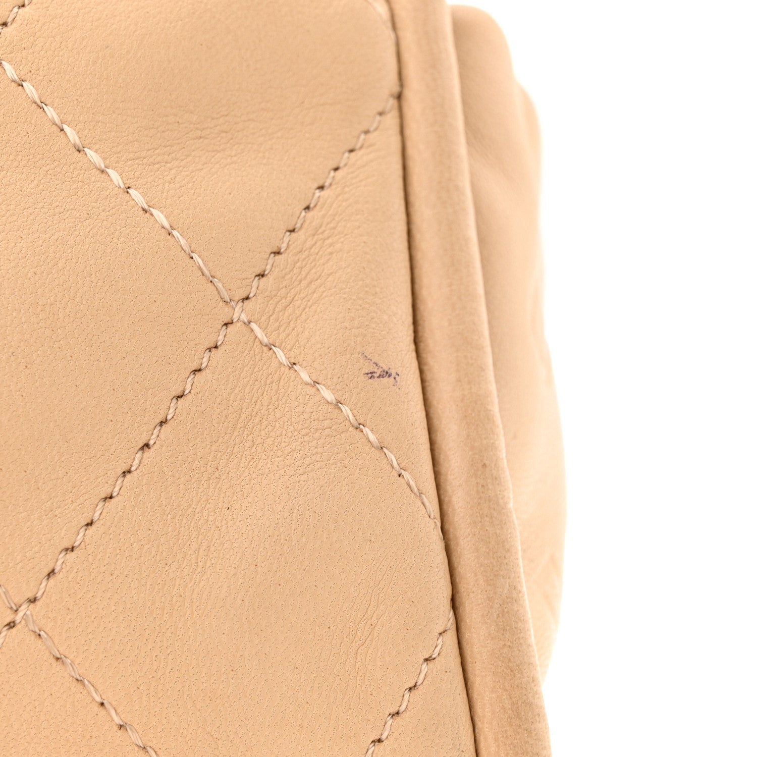 Chanel Lambskin Stitched Medium Ultimate Soft Tote Beige 19 of 21