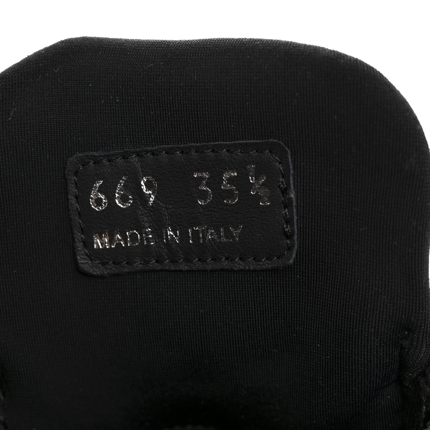 Rubber Technical Knit Fabric Triangle Logo Evolution 55mm Sneakers 35.5 Black