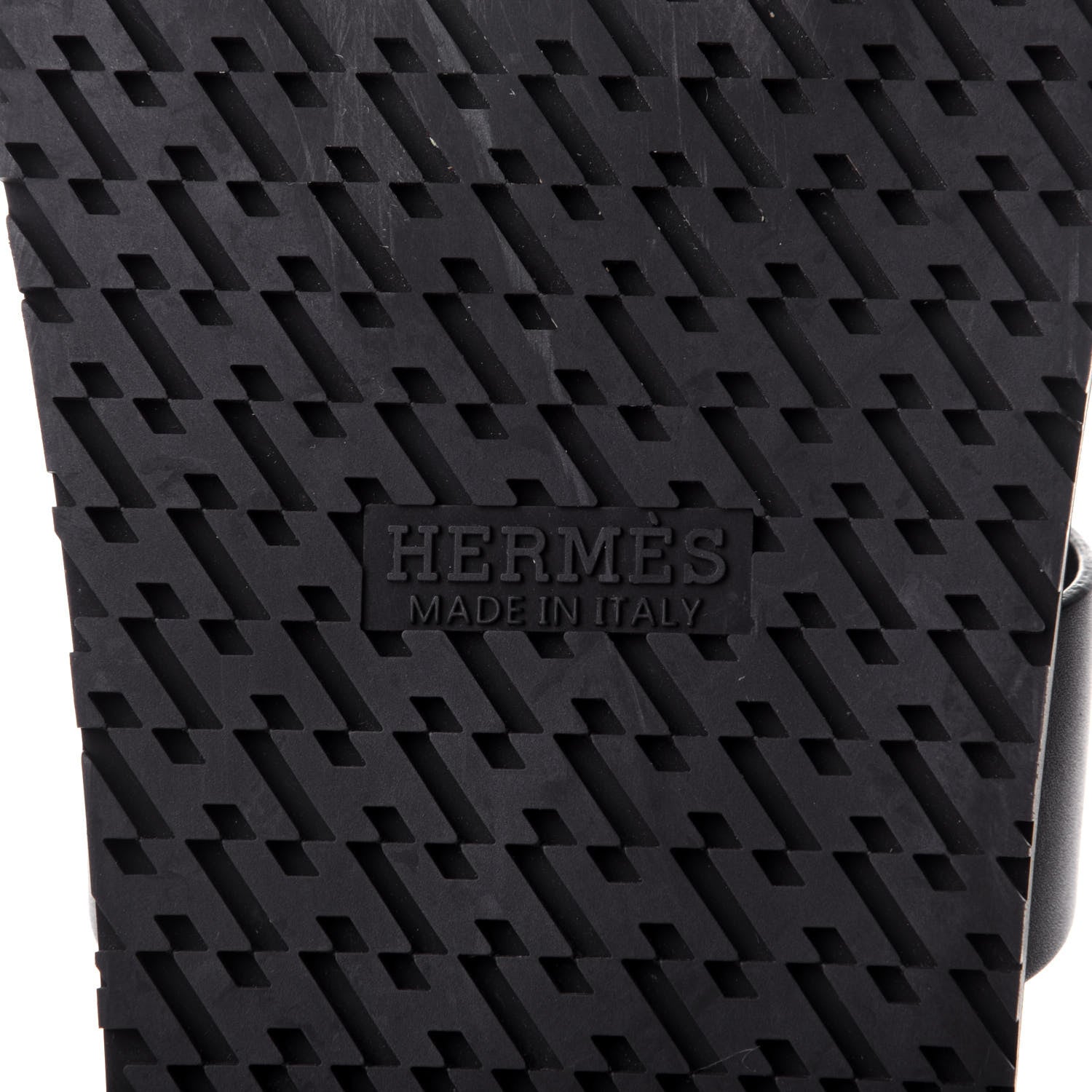 Hermes Calfskin Womens Ankara Sandals 40.5 Black 4 of 6