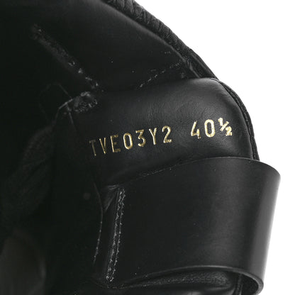 Valentino Garavani Grained Calfskin Mens VL7N Mid-Top Sneakers 40.5 Black White 8 of 8