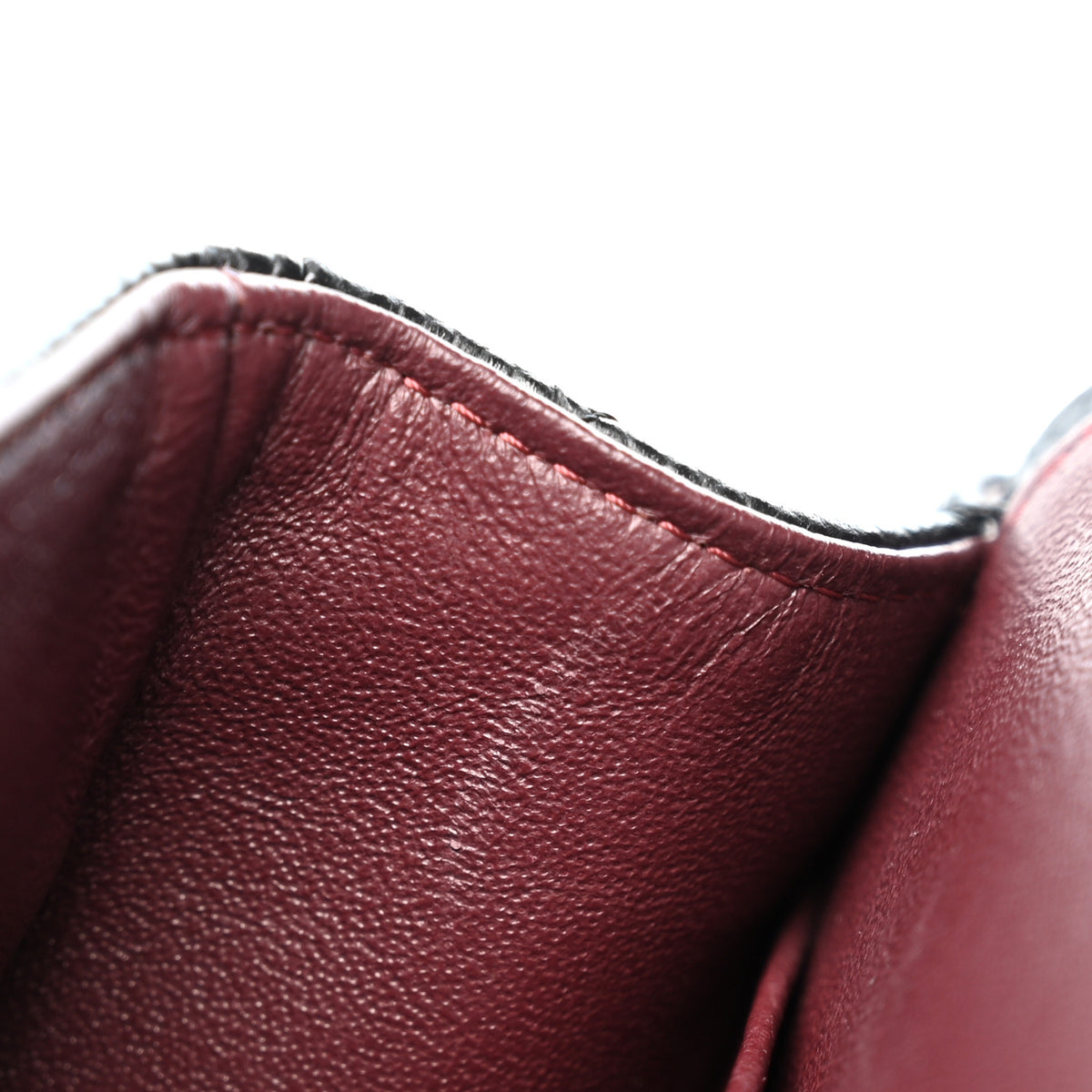 Caviar Quilted Small Double Flap Black