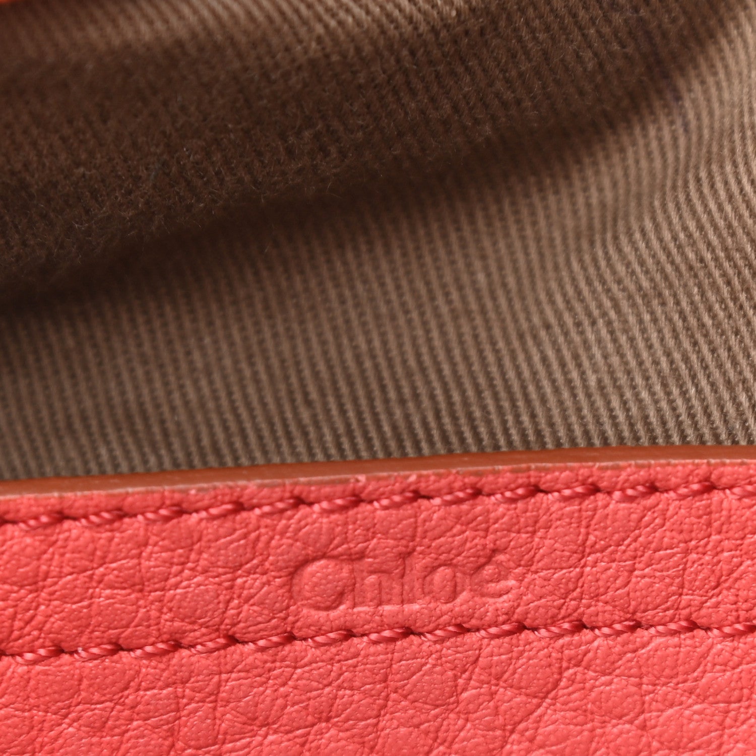 Chloe Grained Calfskin Medium Marcie Saddle Bag Pink 7 of 14