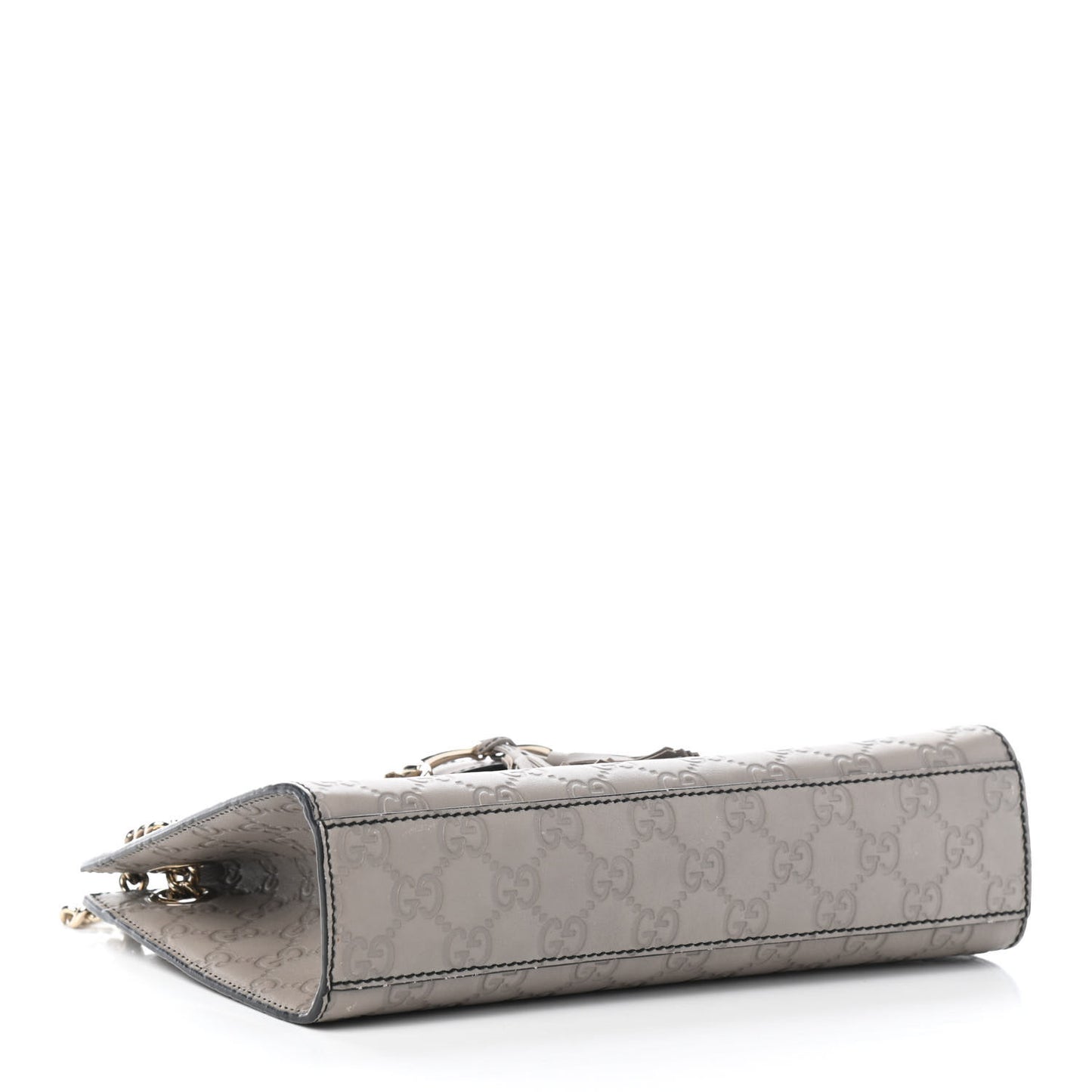 Guccissima Small Emily Chain Shoulder Bag Storm Grey