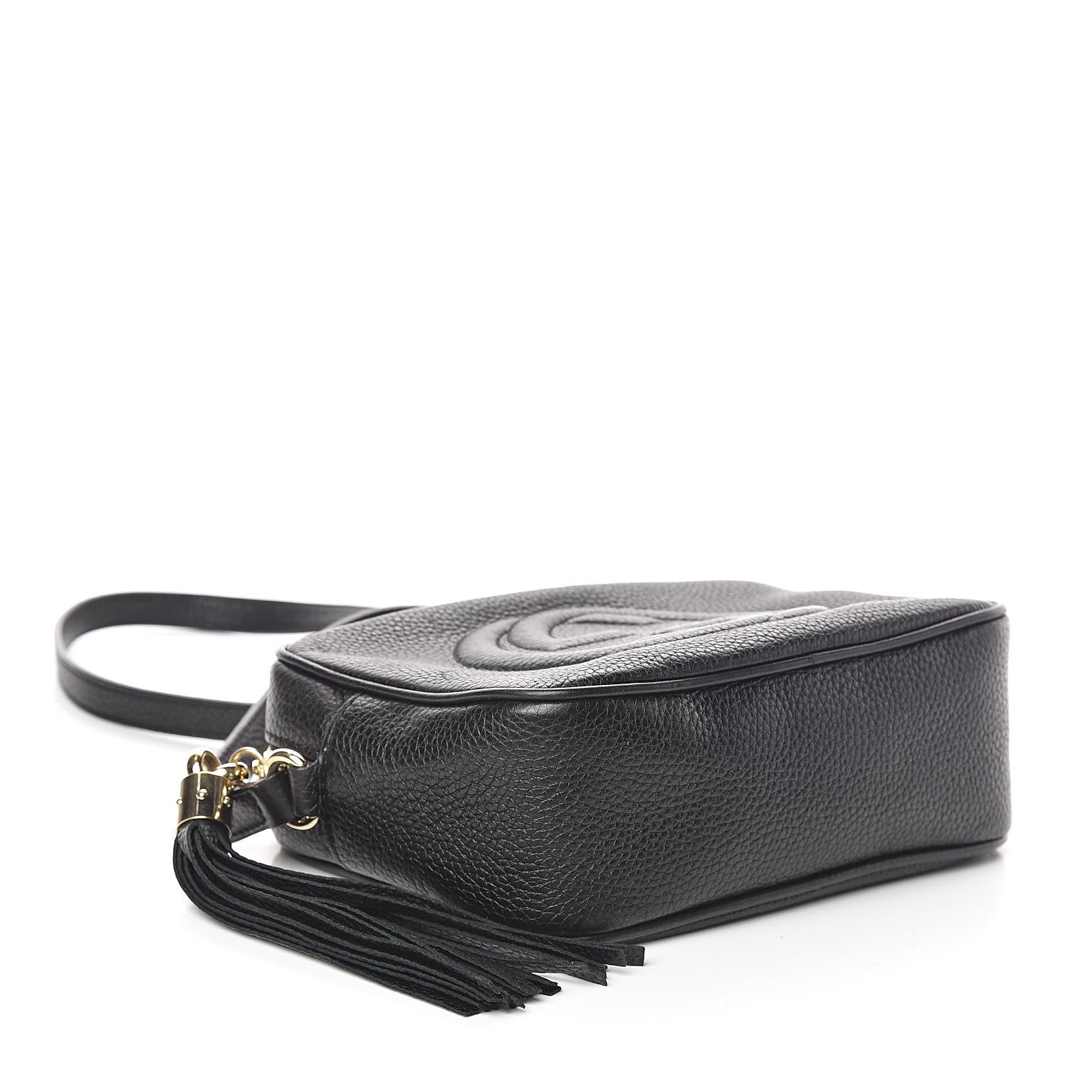 Gucci Pebbled Calfskin Small Soho Disco Bag Black 4 of 8