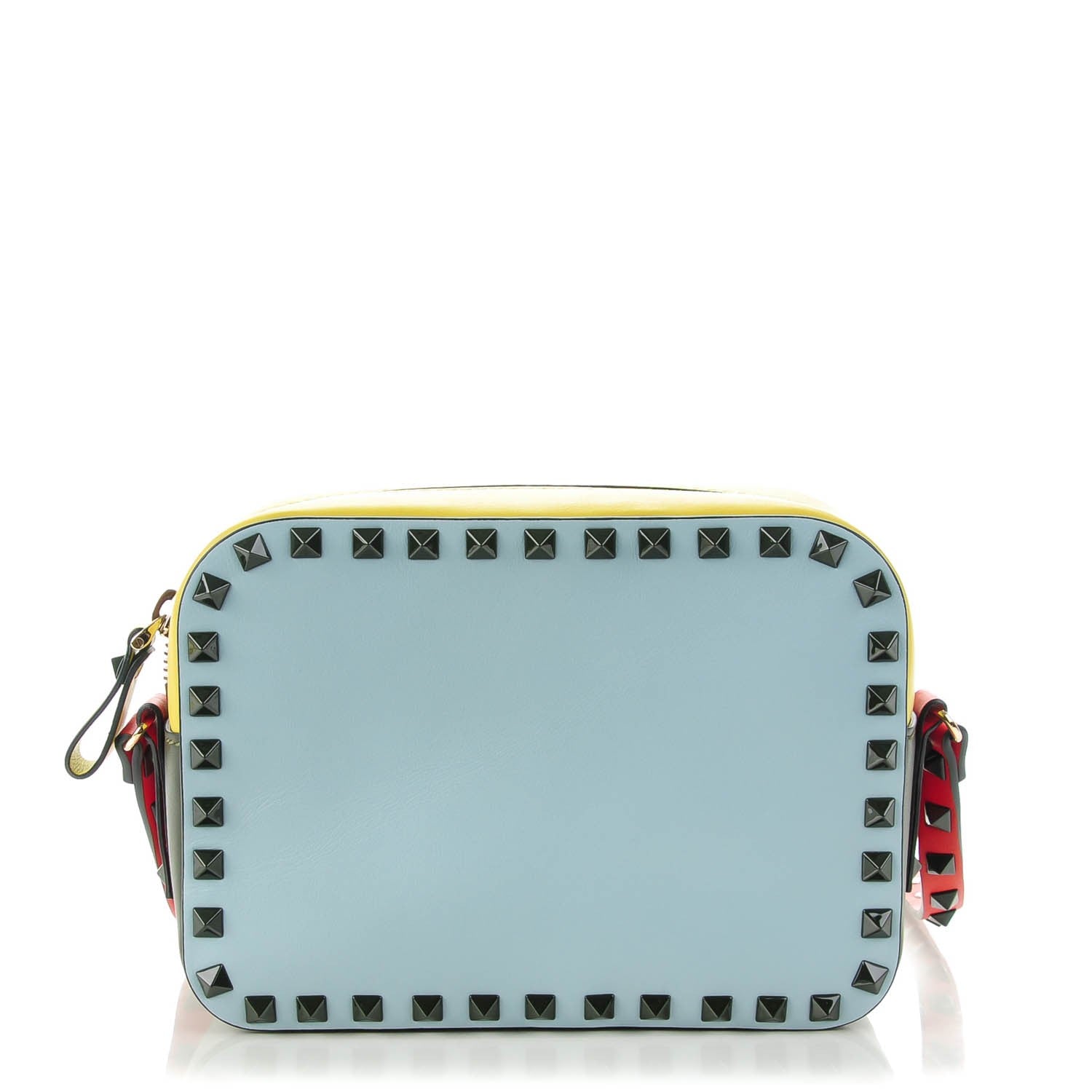 Valentino Garavani Calfskin Colorblock Rockstud Camera Crossbody Bag Multicolor 1 of 7