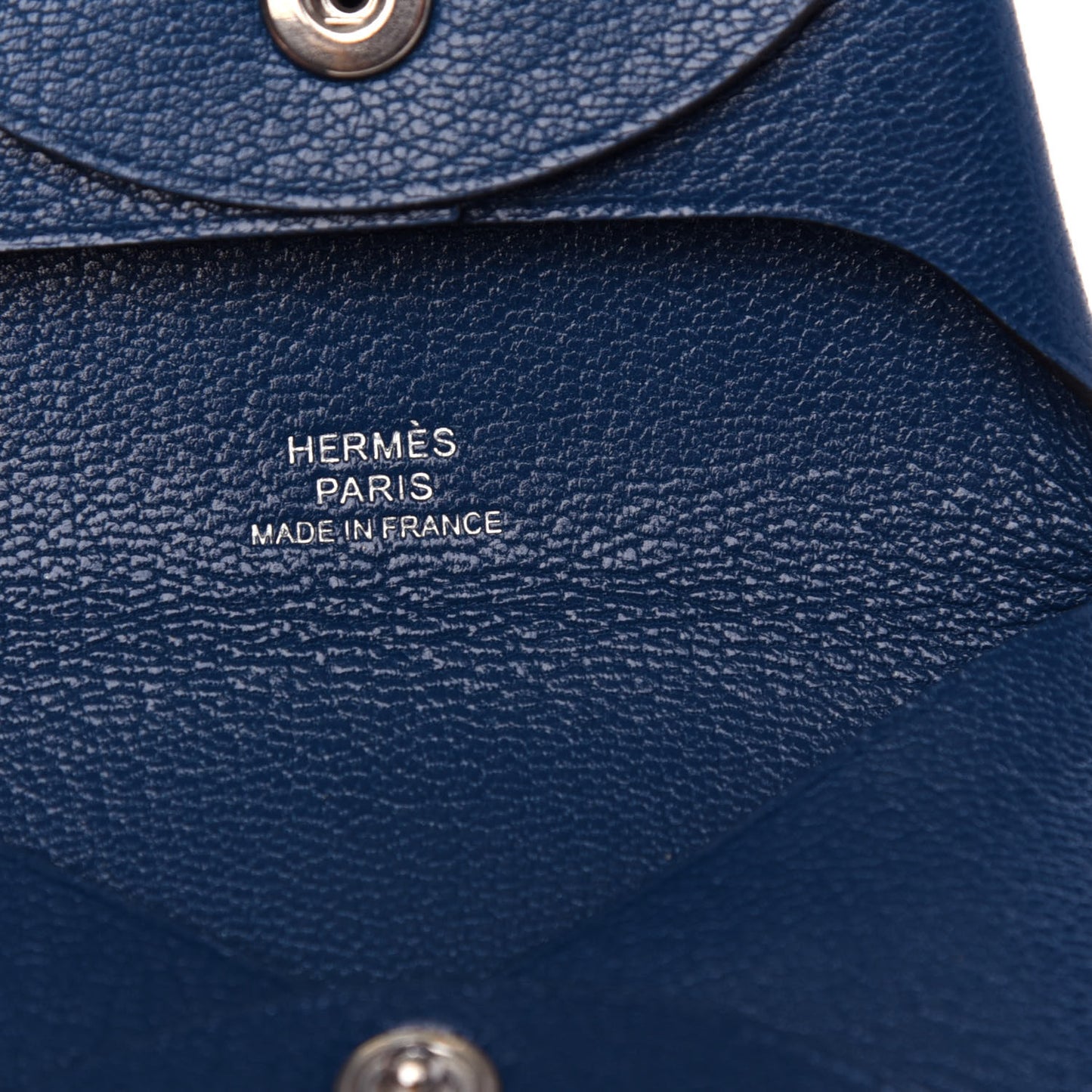 Chevre Mysore Bastia Coin Purse Deep Blue