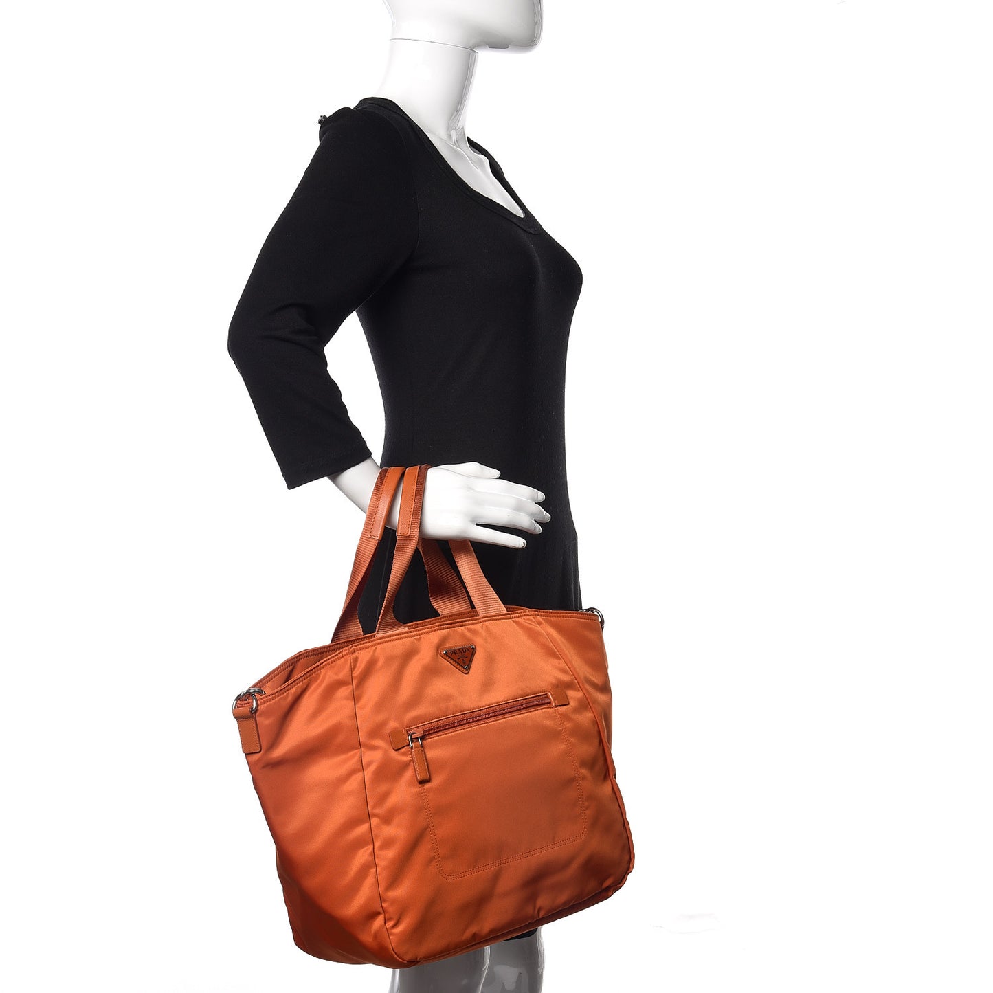 Tessuto Nylon Tote Papaya