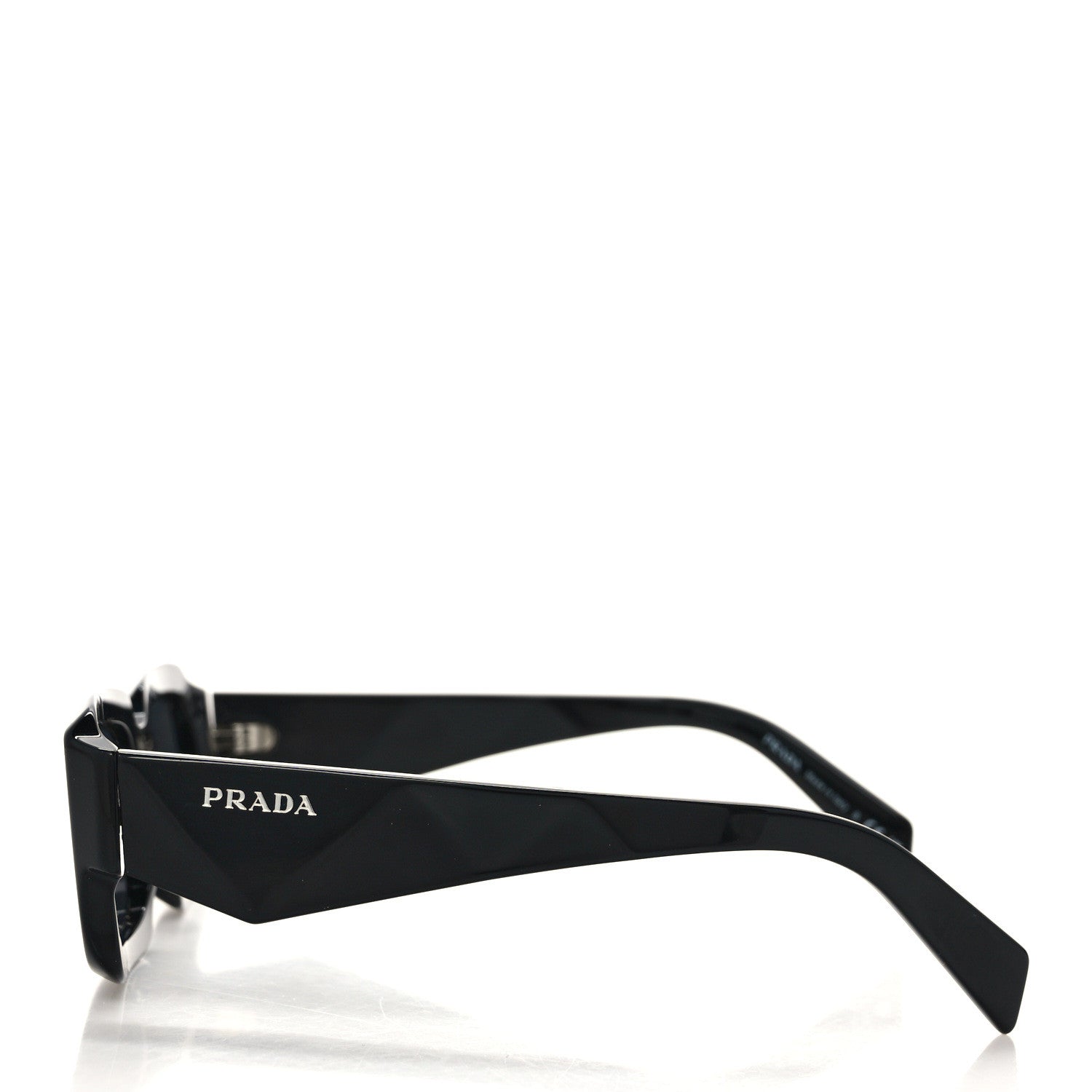 Prada Acetate Symbole Sunglasses SPR 27Z Black 3 of 7