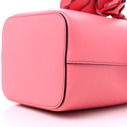 Fendi Calfskin F is Fendi 3D Flower Mini Mon Tresor Bucket Bag Pink 9 of 10