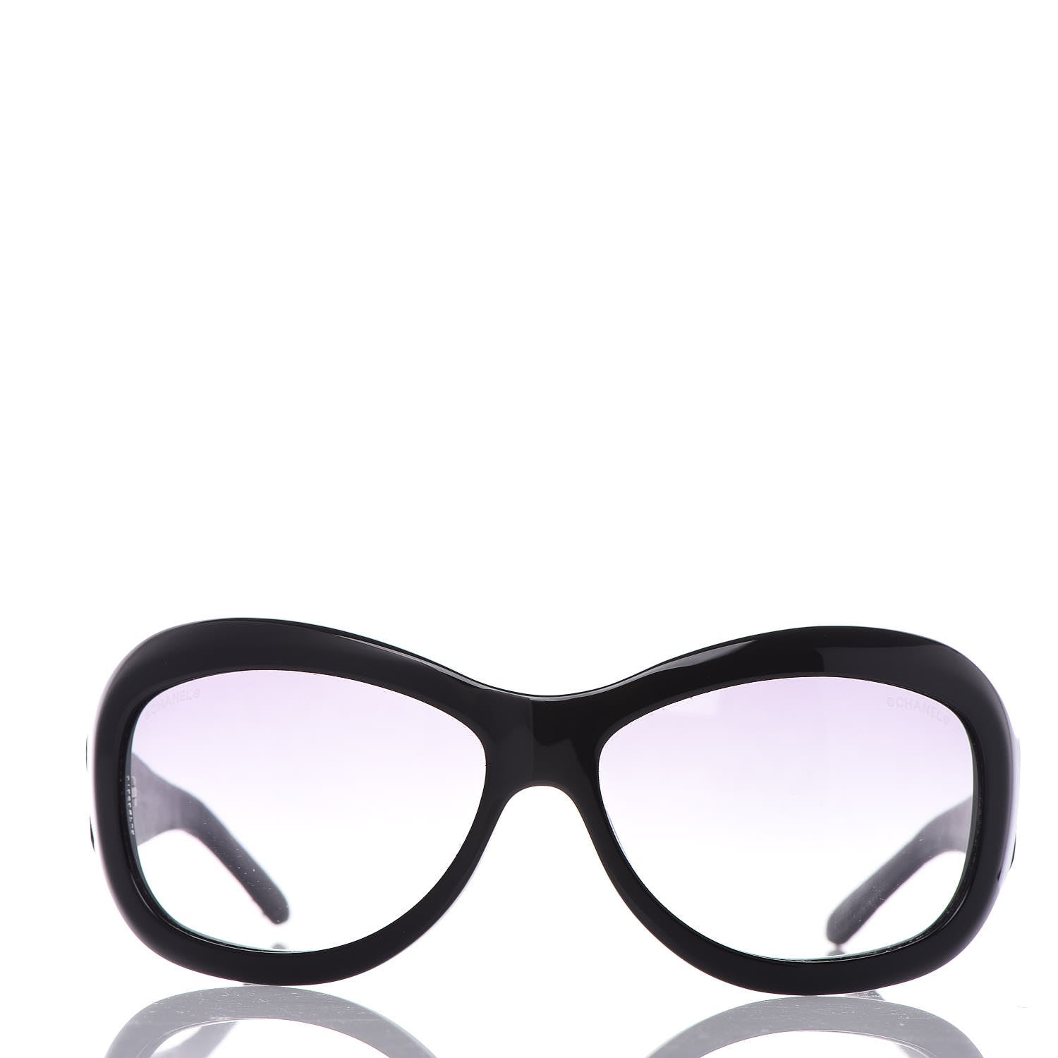 Chanel Lambskin Quilted CC Sunglasses 5116-Q Black 2 of 7