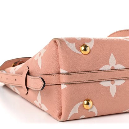 Louis Vuitton Empreinte Monogram Giant Carryall PM Trianon Pink Cream 9 of 14