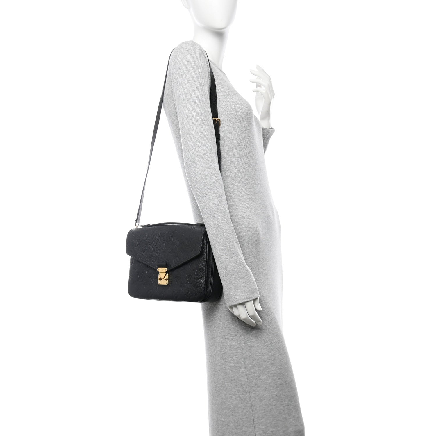 Louis Vuitton Empreinte Pochette Metis Black 2 of 11