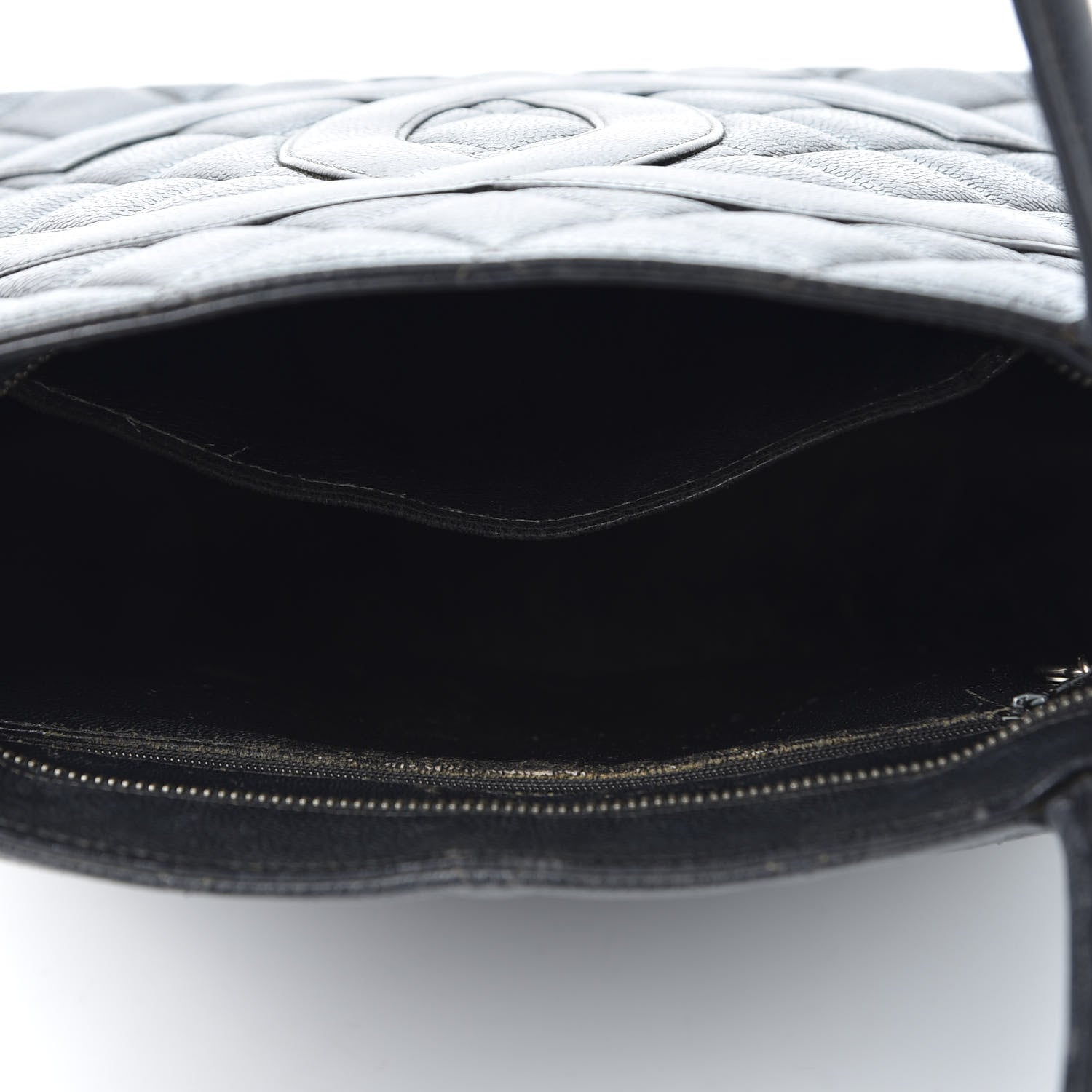 Chanel Caviar Quilted Medallion Tote Black 4 of 11