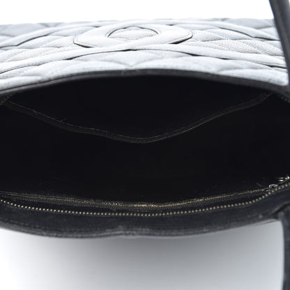 Chanel Caviar Quilted Medallion Tote Black 4 of 11