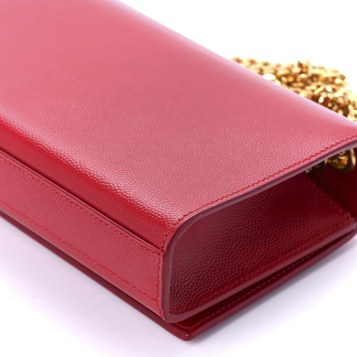 Grain De Poudre Small Monogram Kate Satchel Red