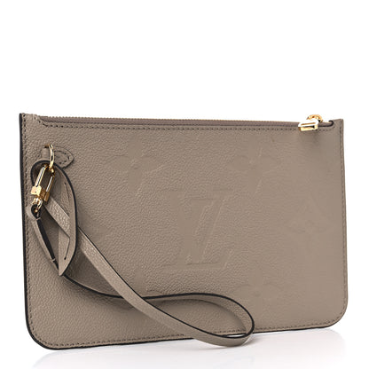 Louis Vuitton Empreinte Monogram Giant Neverfull MM Pochette Tourterelle 3 of 5