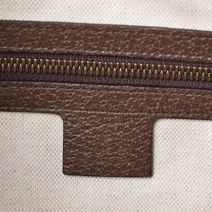 Gucci GG Supreme Monogram Web Slim Briefcase Brown 6 of 7
