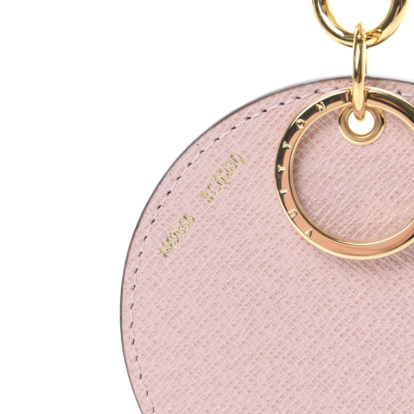 Monogram 2020 Christmas Animation Big Wheel Bag Charm Key Ring Rose Ballerine