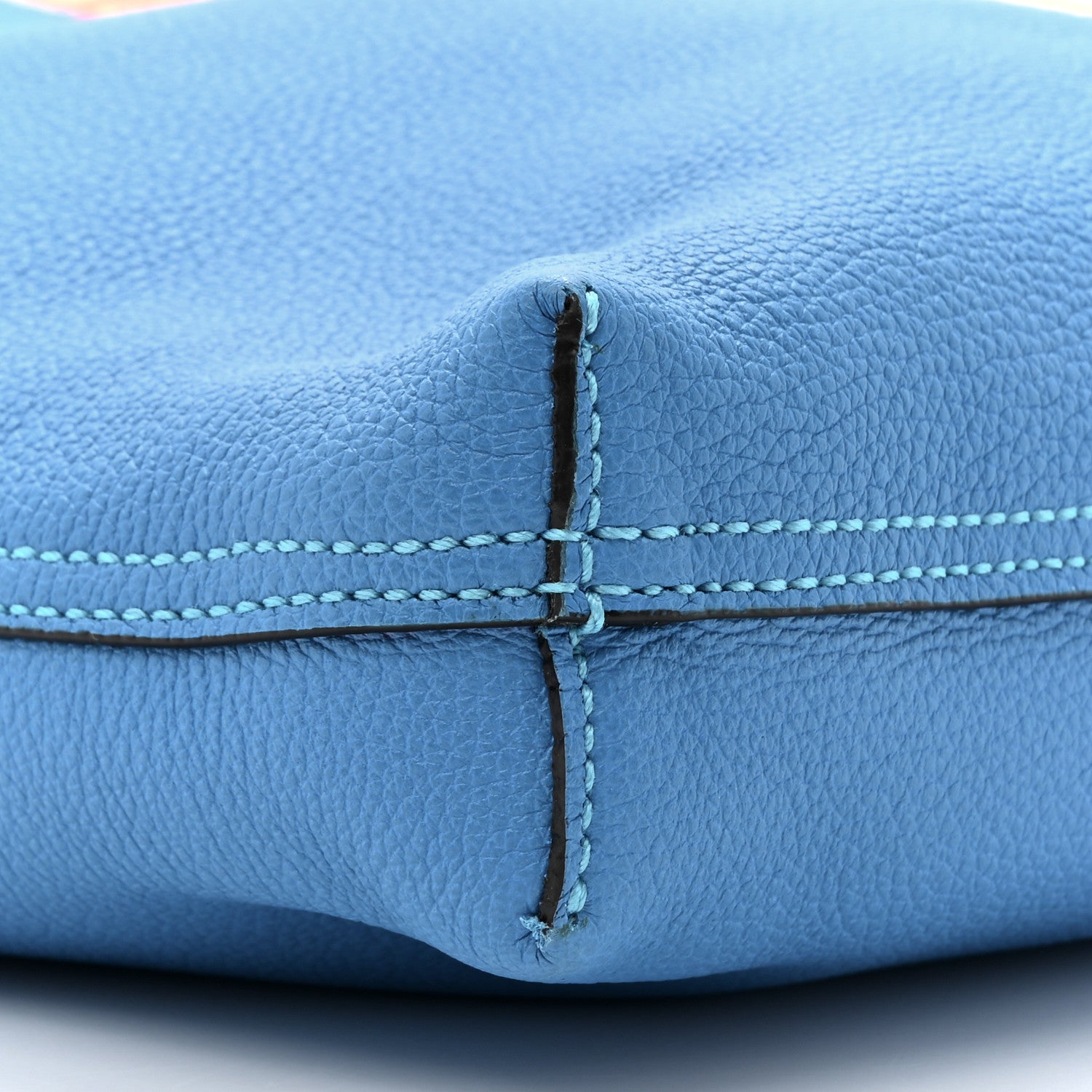 Gucci Calfskin Dans Le Vert Large Tote Blue 12 of 13