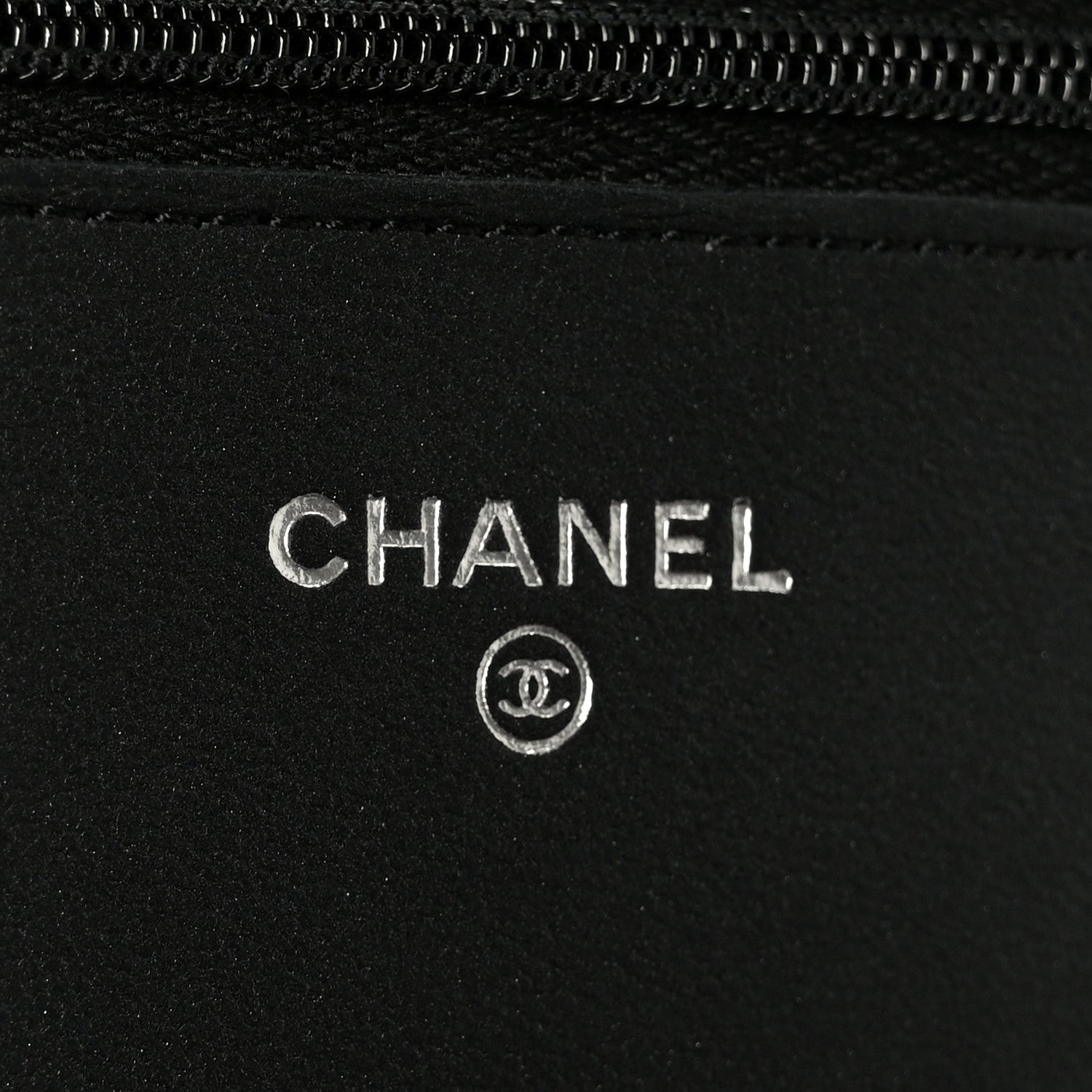 Chanel Lambskin Quilted Wallet On Chain WOC So Black 6 of 12