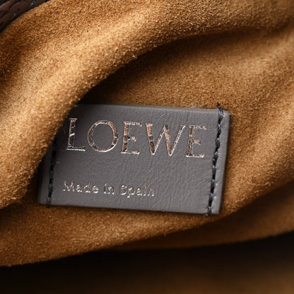 Loewe Sequin Medium Donut Chain Flamenco Knot Clutch Grey 5 of 9