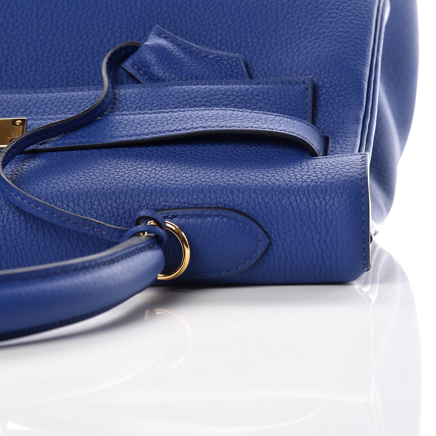 Hermes Togo Kelly Retourne 35 Bleu Electrique 10 of 37