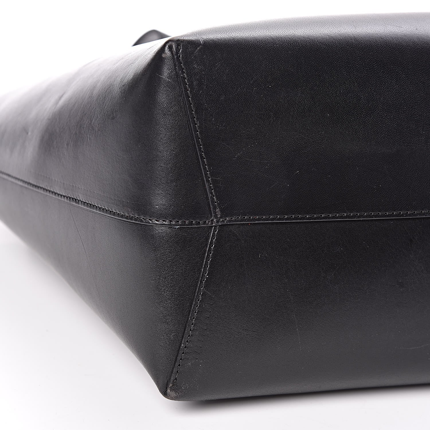 Mansur Gavriel Smooth Calfskin Large Shopping Tote Black 16 of 20