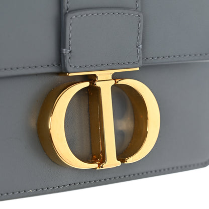 Christian Dior Smooth Calfskin Micro 30 Montaigne Flap Bag Blue Gray 11 of 12