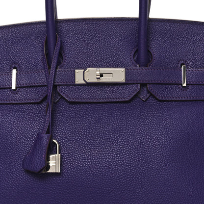 Hermes Togo Birkin 35 Iris 8 of 12