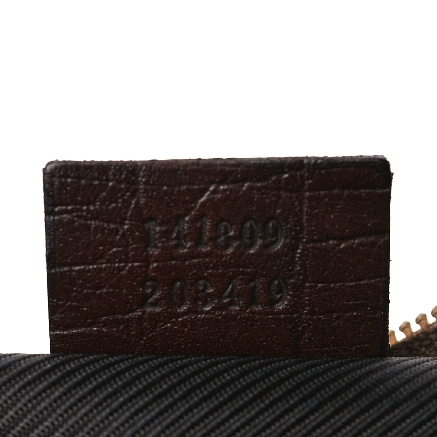 Monogram Web Boat Pochette Brown