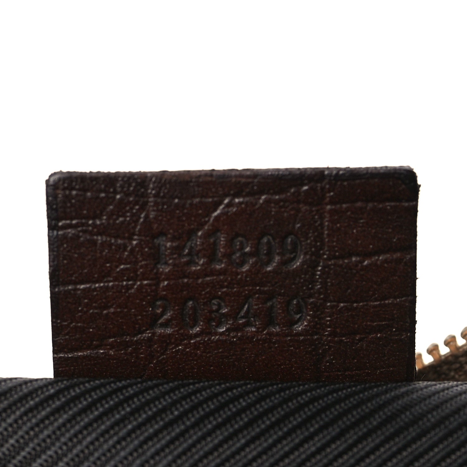 Gucci Monogram Web Boat Pochette Brown 7 of 10