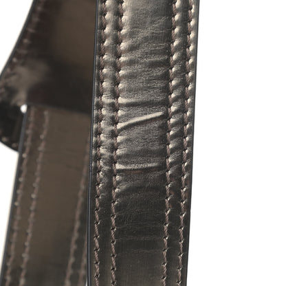 Burberry Metallic Patent House Check Sliced Beaton Pewter 10 of 10