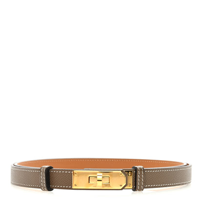 Hermes Epsom Kelly Belt Etoupe 1 of 3