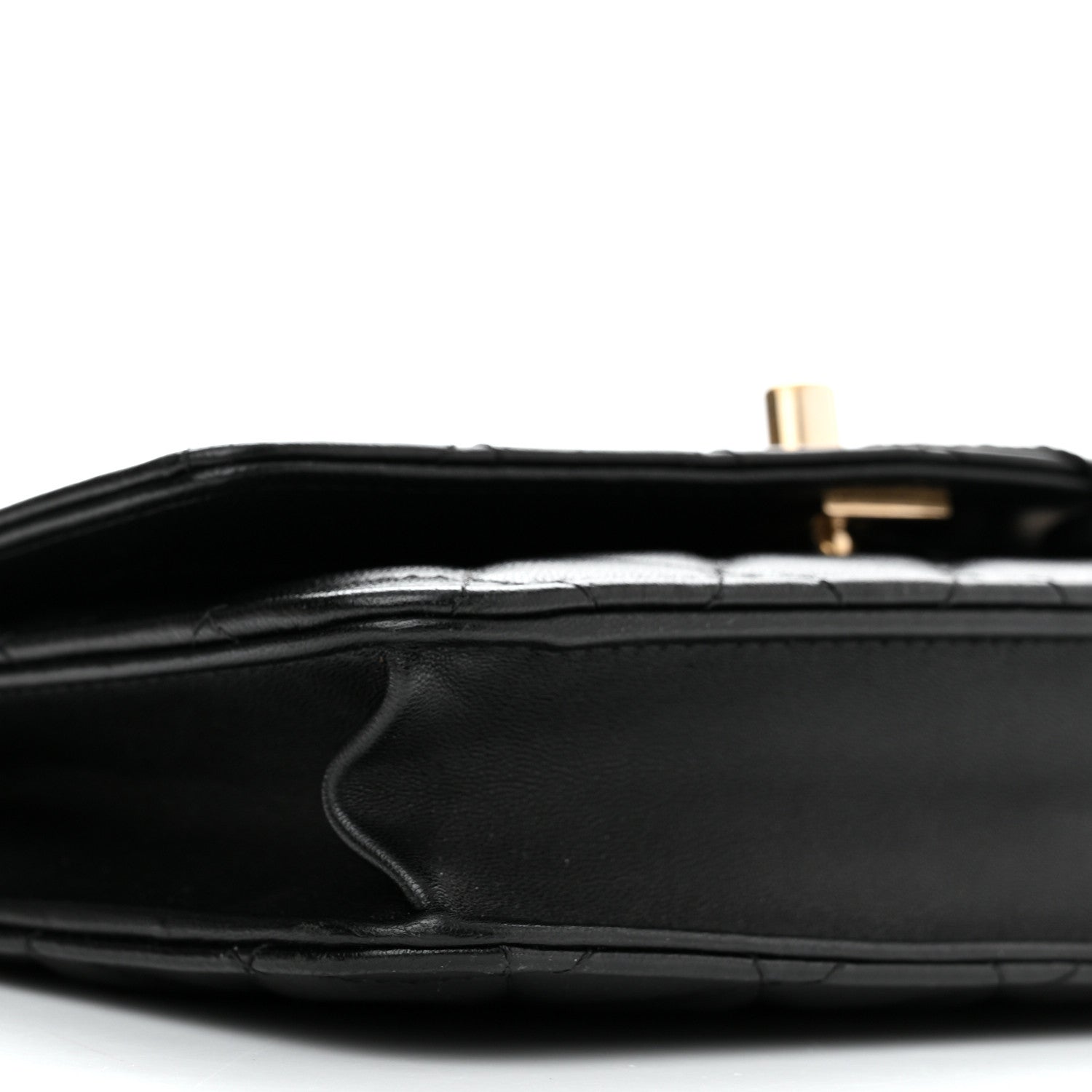Chanel Lambskin Quilted Trendy CC Wallet On Chain WOC Black 10 of 12