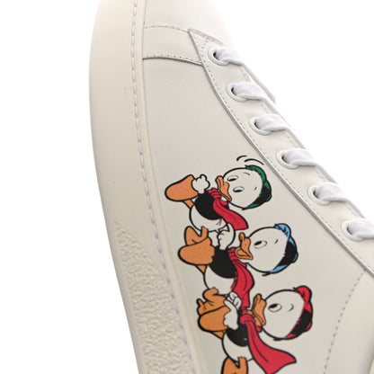 Gucci X DISNEY Calfskin Miro Soft Donald Duck Womens Ace Sneakers 41.5 White Bright Splash 9 of 10