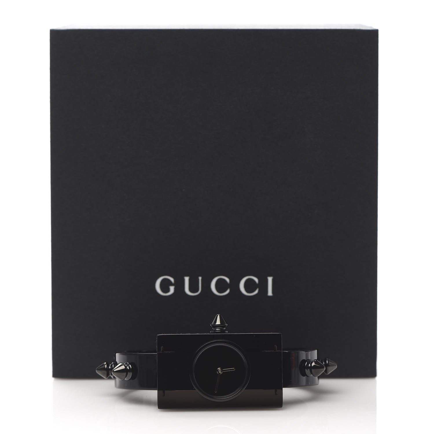 Gucci Stainless Steel Plexiglass 24mm Vintage Web Quartz Watch Black 8 of 8