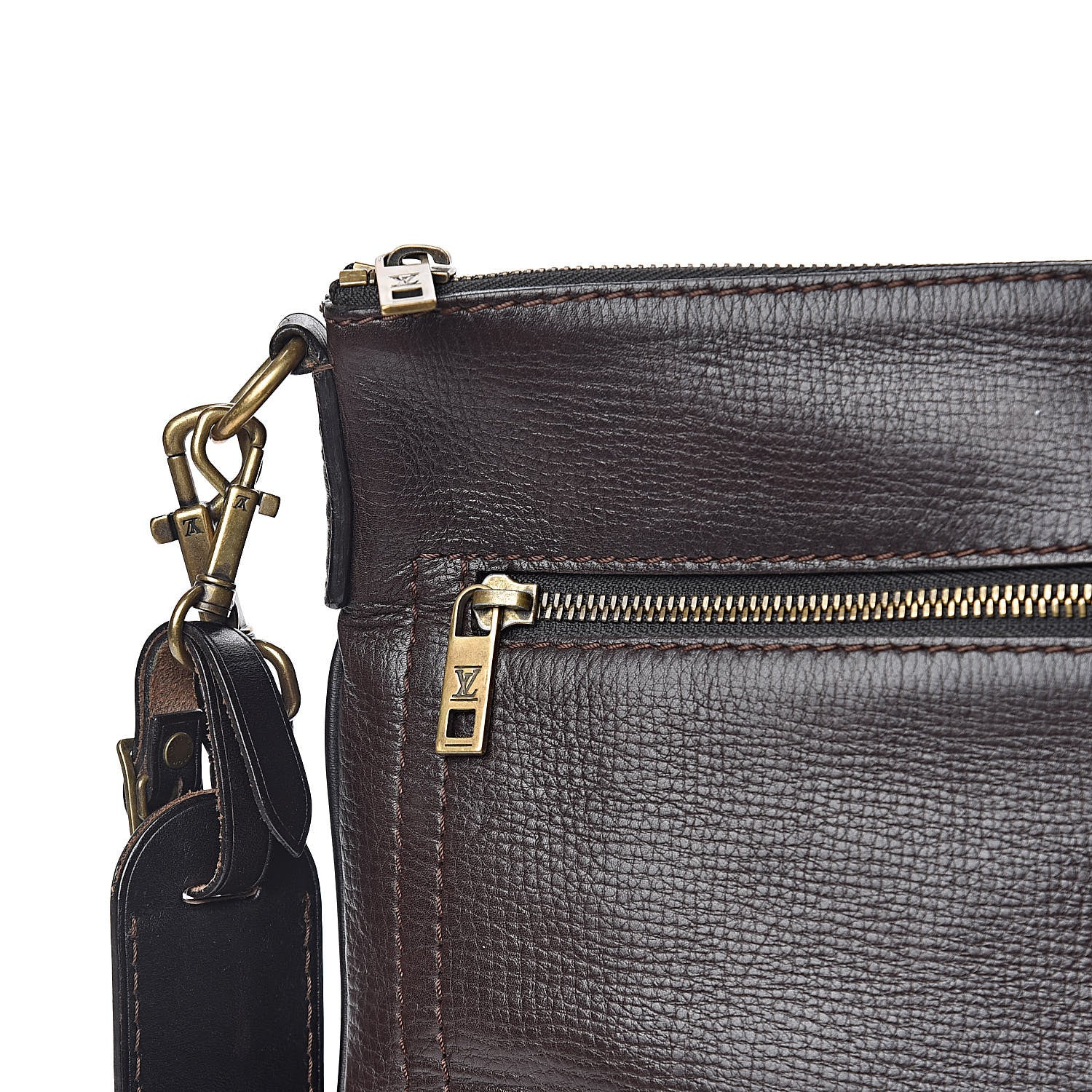 Louis Vuitton Utah Sac Plat Messenger Coffee 15 of 15