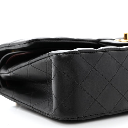 Chanel Lambskin Quilted Medium Double Flap Black 9 of 13