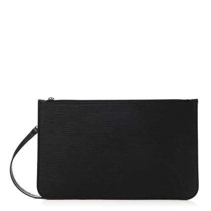 Louis Vuitton Epi Neverfull Pochette MM GM Black 1 of 6