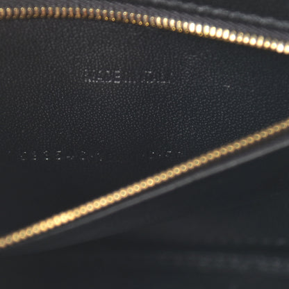 Balenciaga Shiny Box Calfskin Small Hourglass Top Handle Bag Black 8 of 12