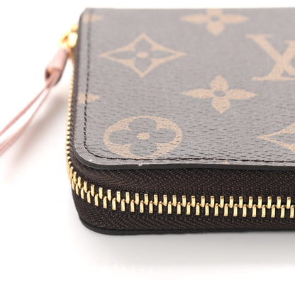 Louis Vuitton Monogram Clemence Wallet Rose Ballerine 13 of 14