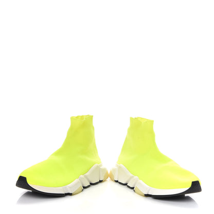 Balenciaga Neoprene Knit Womens Speed Sneakers 40 Yellow Fluo 6 of 11