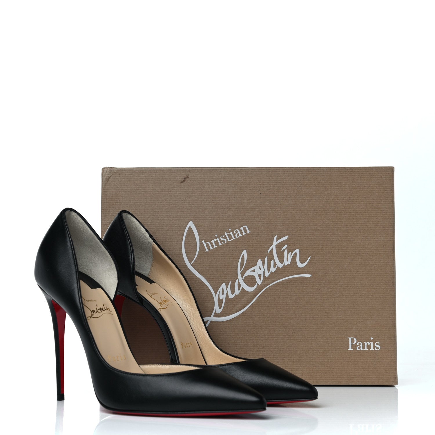 Christian Louboutin Shiny Nappa Iriza 100 Pumps 39 Black 24 of 24