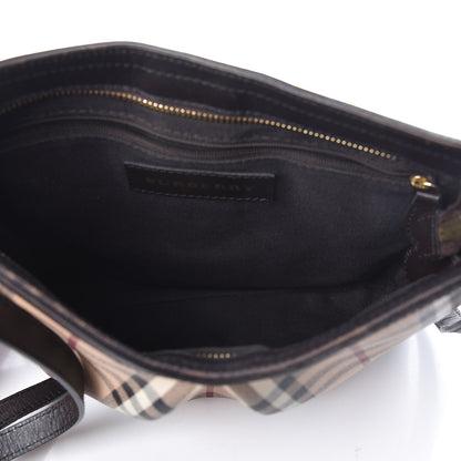 Burberry Haymarket Check Hartham Shoulder Bag Chocolate 5 of 13